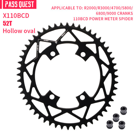 SHIMANO X110 BCD (4-bolt Hollow) Oval/Round Narrow Wide Chainring