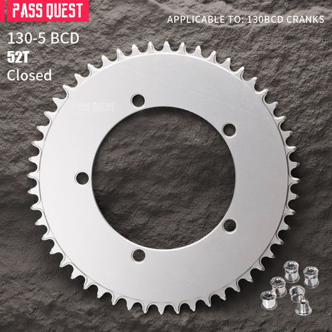 130BCD (5-bolt ) Round AERO Narrow Wide Chainring