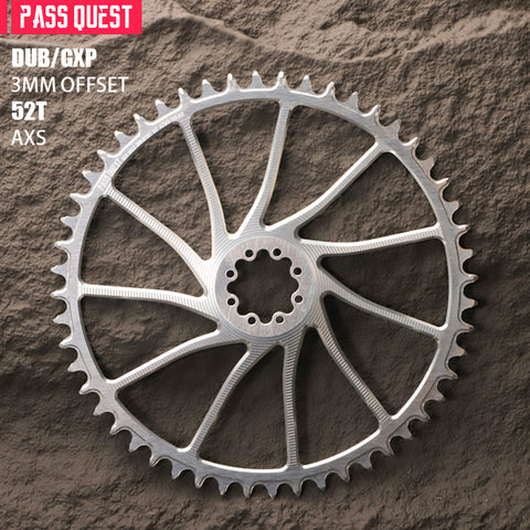 SRAM Force 8 Bolt (3mm offset) AXS Round Narrow Wide Chainring 40-54T