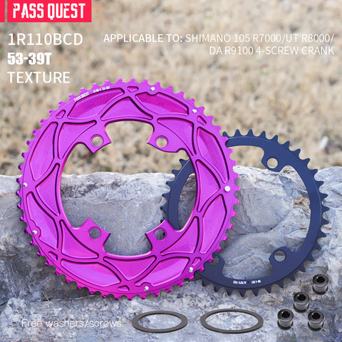 110BCD 2X R9100 R8000 R7000 Sprocket Crankshaft set Road Gravel bike