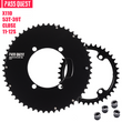 Load image into Gallery viewer, SHIMANO X110BCD 2X Sprocket AERO Road bike Gravel bike 11-12s