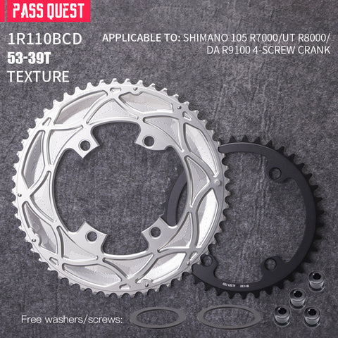 110BCD 2X R9100 R8000 R7000 Sprocket Crankshaft set Road Gravel bike