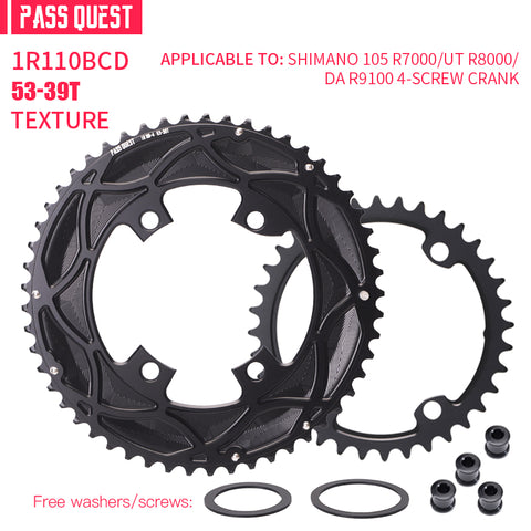 110BCD 2X R9100 R8000 R7000 Sprocket Crankshaft set Road Gravel bike