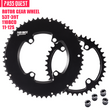 Load image into Gallery viewer, ROTOR 110BCD 2X Sprocket AERO crankshaft set Road bike Gravel bike