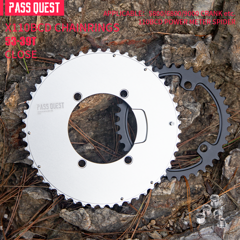 SHIMANO X110BCD 2X Sprocket AERO Road bike Gravel bike 11-12s