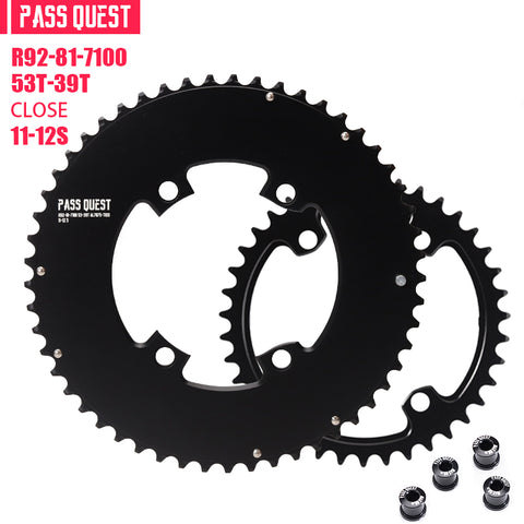 110BCD 2X R9200 R8100 R7100 Sprocket AERO Crankshaft set Road bike Gravel bike 11-12S