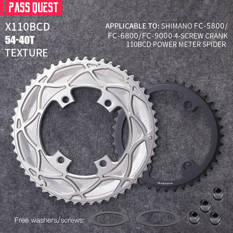 110BCD 2X X110BCD Sprocket Crankshaft set Road bike Gravel bike 11-12S