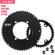Load image into Gallery viewer, SHIMANO X110BCD 2X Sprocket AERO Road bike Gravel bike 11-12s