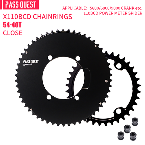 SHIMANO X110BCD 2X Sprocket AERO Road bike Gravel bike 11-12s