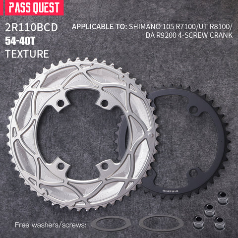 110BCD 2X R9200 R8100 R7100 Sprocket Crankshaft set Road Gravel bike