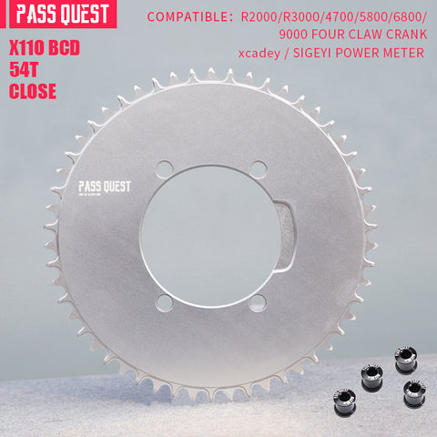 SHIMANO X110BCD (4-bolt AERO) Round Narrow Wide Chainring