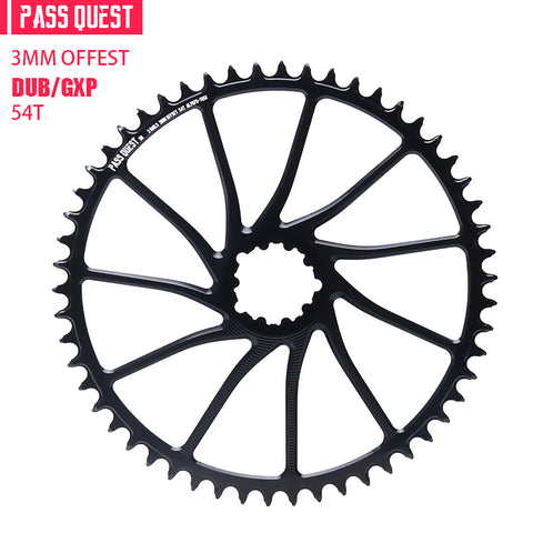 SRAM 3 Bolt ( 3mm offset) Hollow GRAVEL/ROAD Narrow Wide Chainring 40-54T