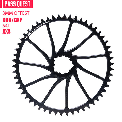 SRAM 3 Bolt ( 3mm offset)AXS GRAVEL/ROAD Narrow Wide Chainring 40-54T