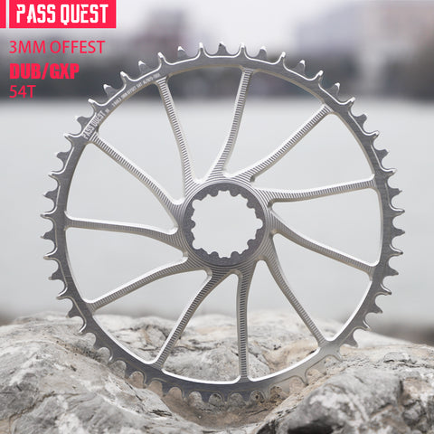 SRAM 3 Bolt ( 3mm offset) Hollow GRAVEL/ROAD Narrow Wide Chainring 40-54T