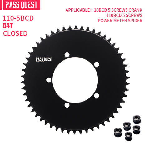 110BCD (5-bolt AERO)Round Road Bike Foldable Bicycle Narrow Wide Chainring