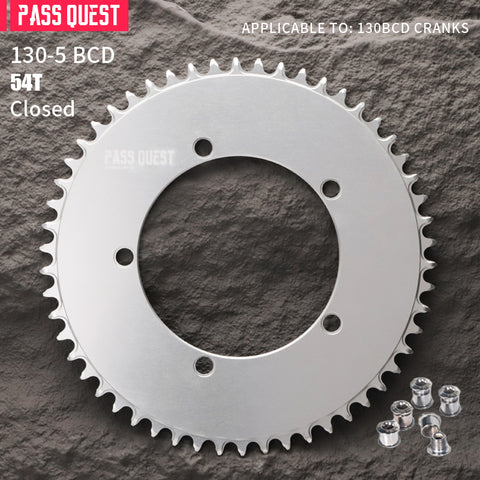 130BCD (5-bolt ) Round AERO Narrow Wide Chainring