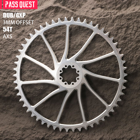 SRAM Force 8 Bolt (3mm offset) AXS Round Narrow Wide Chainring 40-54T