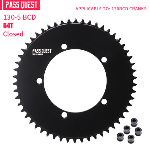 130BCD (5-bolt ) Round AERO Narrow Wide Chainring