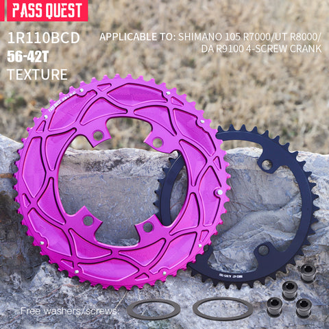 110BCD 2X R9100 R8000 R7000 Sprocket Crankshaft set Road Gravel bike
