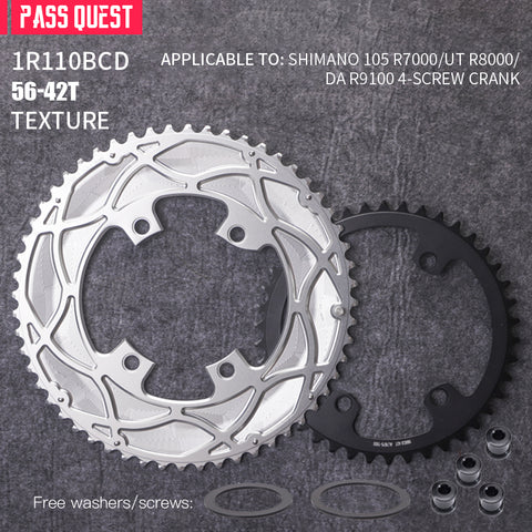 110BCD 2X R9100 R8000 R7000 Sprocket Crankshaft set Road Gravel bike