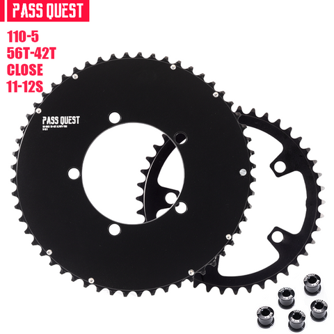 110BCD (5-bolt AERO) 2X Sprocket Round Road Bike Foldable Bicycle 11/12 speed