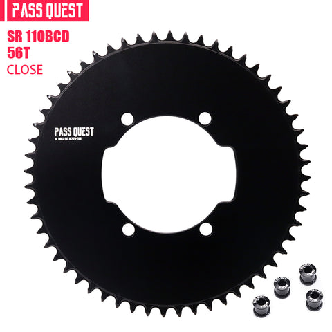 PASS QUEST SRM-110 BCD (4-bolt AERO) Round AERO Narrow Wide Chainring