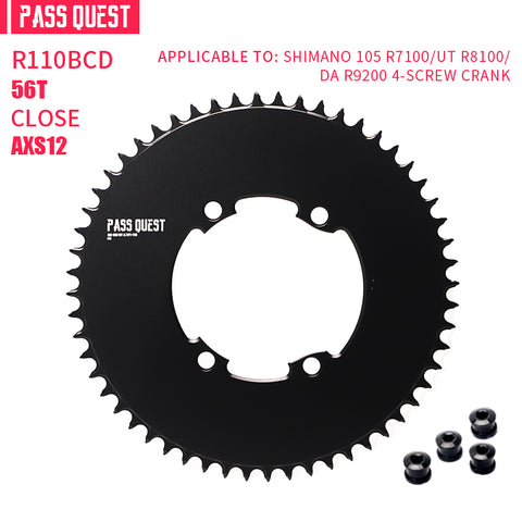 SHIMANO 110BCD R9200 R8100 R7100 AXS Round Narrow Wide Chainring