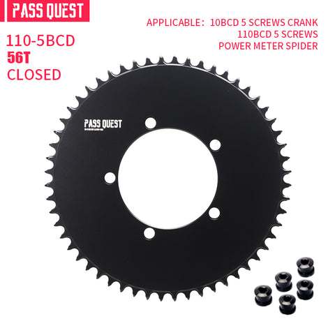 110BCD (5-bolt AERO)Round Road Bike Foldable Bicycle Narrow Wide Chainring