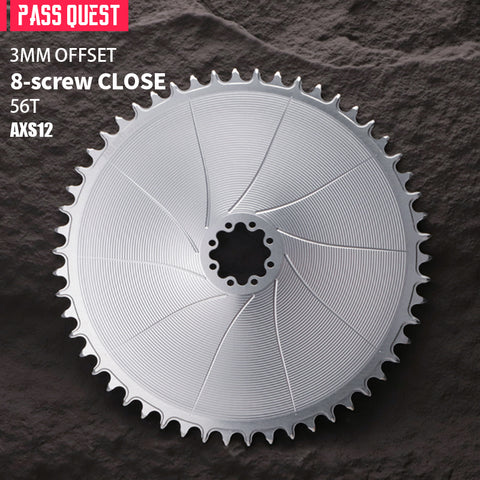 SRAM 8 Bolt ( 3mm offset) GRAVEL/ROAD AXS XX SL Narrow Wide Chainring