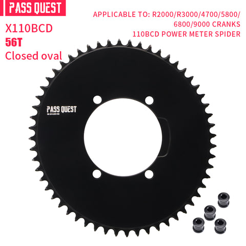 SHIMANO X110BCD (4-bolt AERO) Oval/ Round Narrow Wide Chainring