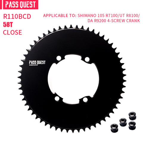 SHIMANO 110BCD R9200 R8100 R7100 AERO Round Narrow Wide Chainring