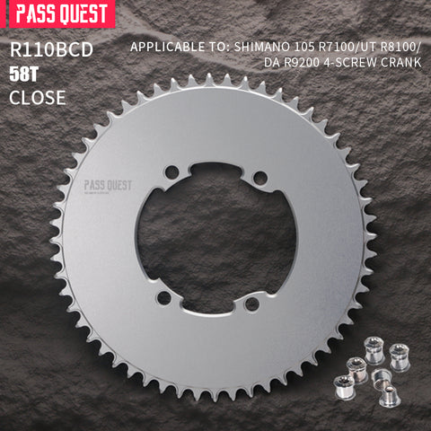 SHIMANO 110BCD R9200 R8100 R7100 AERO Round Narrow Wide Chainring