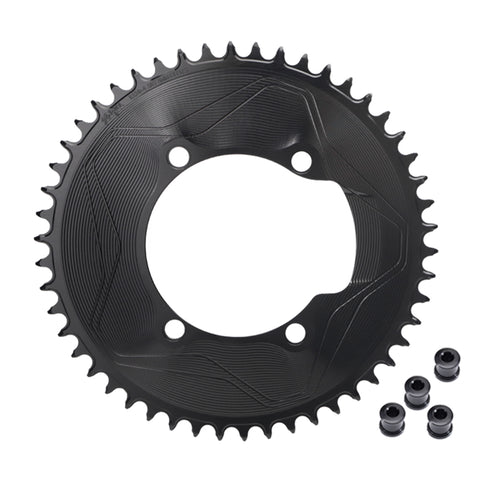 PASS QUEST SPRILL R800 R7000 3mm offset (4-bolt AERO) Round Narrow Wide Chainring
