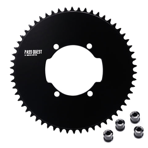 PASS QUEST SRM-110 BCD (4-bolt AERO) Round AERO Narrow Wide Chainring