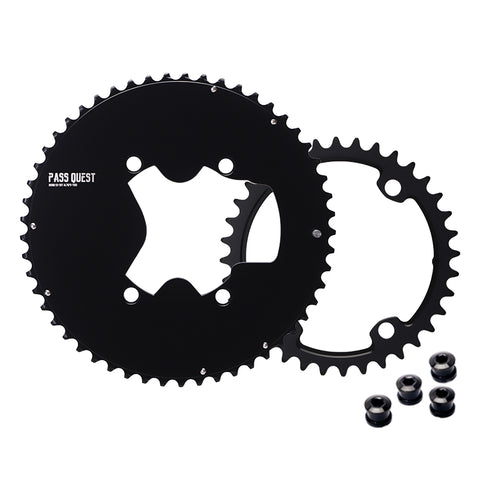 SHIMANO 110BCD R9100 R8000 R7000 2X Completely closed Round Road bike Gravel bike 11-12S