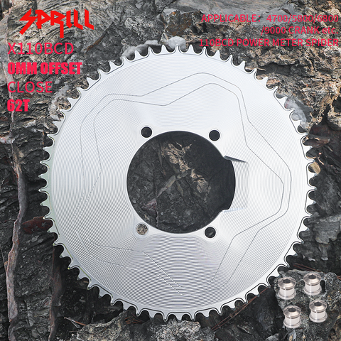 PASS QUEST X110BCD High strength AERO STAR Narrow Wide Chainring 56-66T