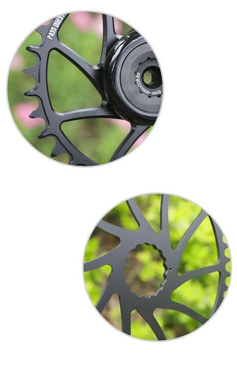 RACE FACE (0mm offset) Round Hollow Narrow Wide Chainring 30-48T