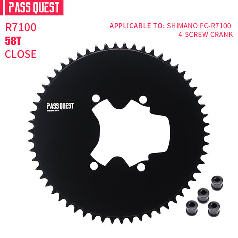 SHIMANO 110BCD R9200 R8100 Completely closed Narrow Wide Chainring