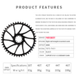Load image into Gallery viewer, GXP 8 Nails (6mm offset) Round XX SL Narrow Wide Chainring