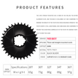 Load image into Gallery viewer, SRAM GXP/DUB ( 6mm offset) Round Narrow Wide Chainring