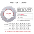 Load image into Gallery viewer, 110BCD (5-bolt AERO)Round Road Bike Foldable Bicycle Narrow Wide Chainring