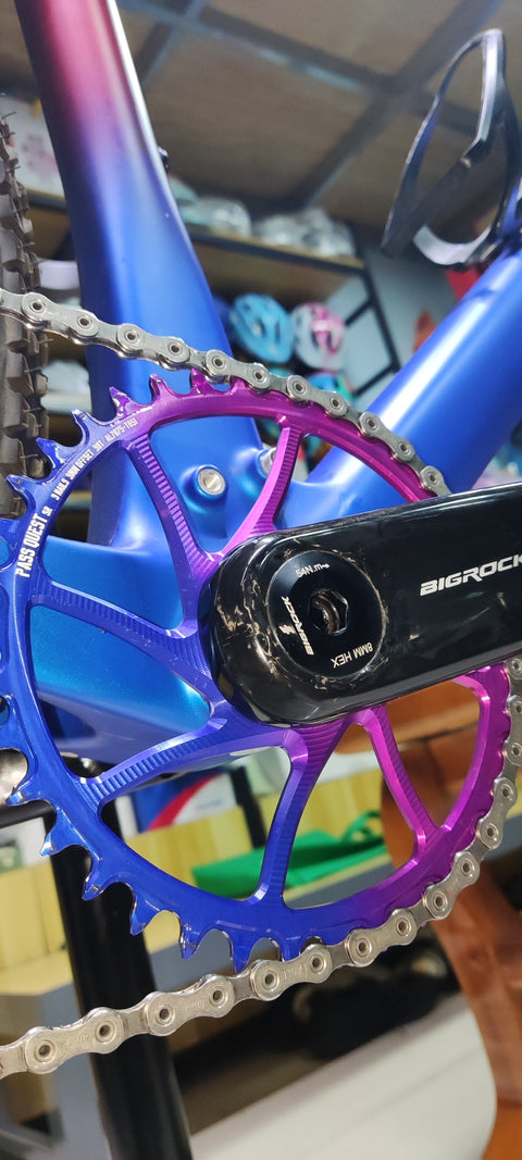 SRAM 3 Bolt (0mm offset) Round Narrow Wide Chainring