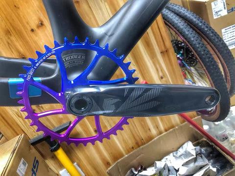 SRAM 3 Bolt (0mm offset) Round Narrow Wide Chainring