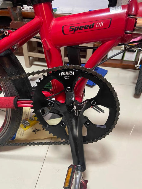 110BCD (5-bolt Hollow) Round Hollow Road Bike Narrow Wide Chainring