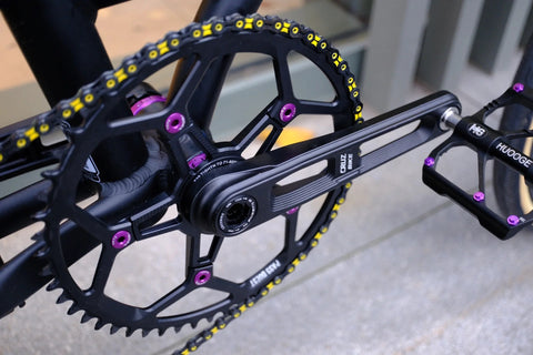 130BCD (5-bolt) Round Hollow Narrow Wide Chainring