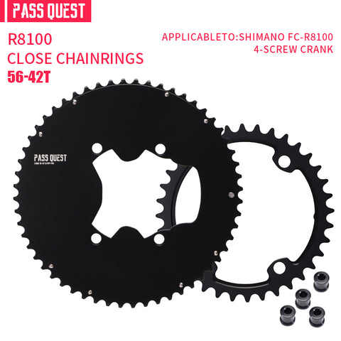 SHIMANO 110BCD R9200 R8100 2X Completely closed Road bike Gravel bike
