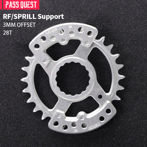 PASS QUEST specification narrow wide tooth belt guard plate/shimano/race face/easton