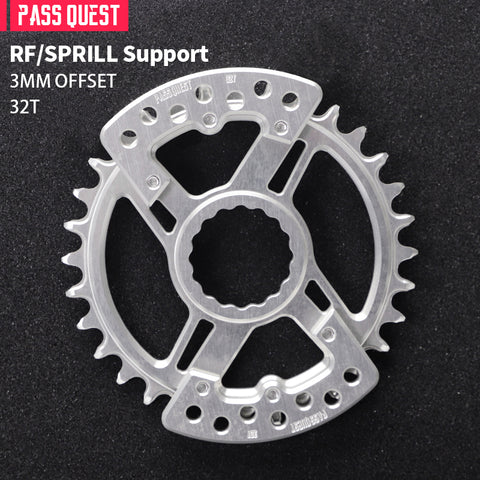 PASS QUEST specification narrow wide tooth belt guard plate/shimano/race face/easton