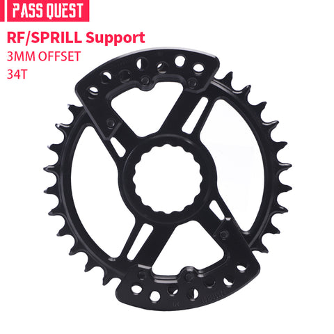PASS QUEST specification narrow wide tooth belt guard plate/shimano/race face/easton