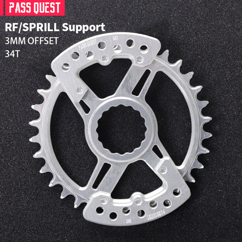 PASS QUEST specification narrow wide tooth belt guard plate/shimano/race face/easton
